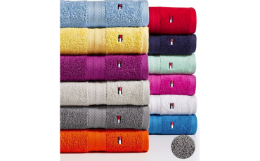 Tommy Hilfiger Home - All American II Cotton Bath Towel Collection (Steel Grey)